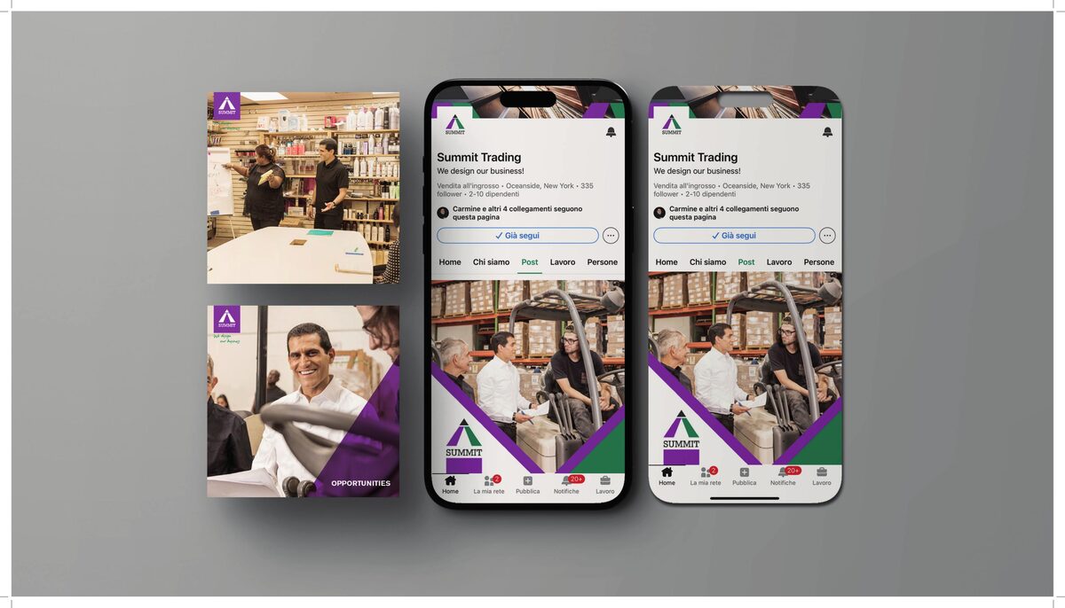 Summit: rebranding, claim e sito web per raccontare un’azienda internazionale
